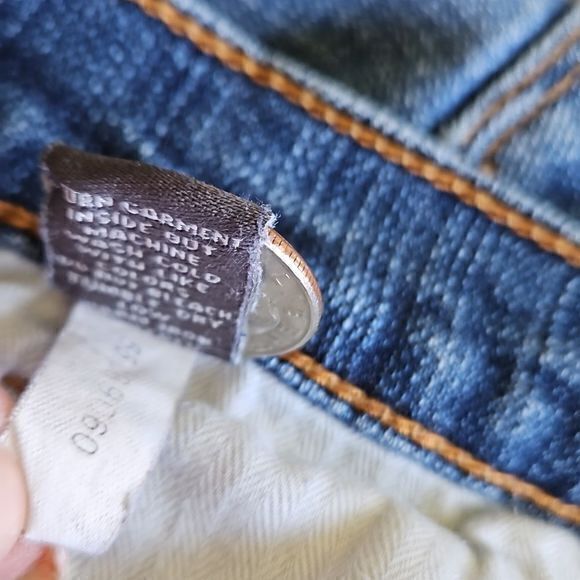 Abercrombie & Fitch NY Medium Wash Stretch Straight Leg 5 Pocket Jeans Sz 2 - Picture 9 of 13